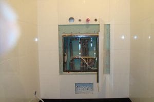 Люк-невидимка «ФР-Д» під плитку з подвійним зсувом
