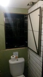 Люк-невидимка «ФР-Д» під плитку з подвійним зсувом