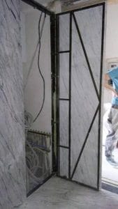 Люк-невидимка «ФР-Д» під плитку з подвійним зсувом