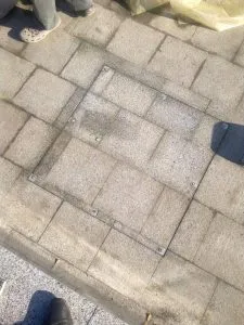 Люк підлоговий «Економ» з електроприводом