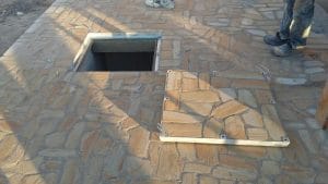 Люк підлоговий «Стандарт» на газових амортизаторах