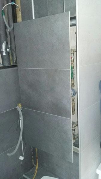 Ревізійний люк-невидимка під плитку — приклад монтажу ProfiLuki